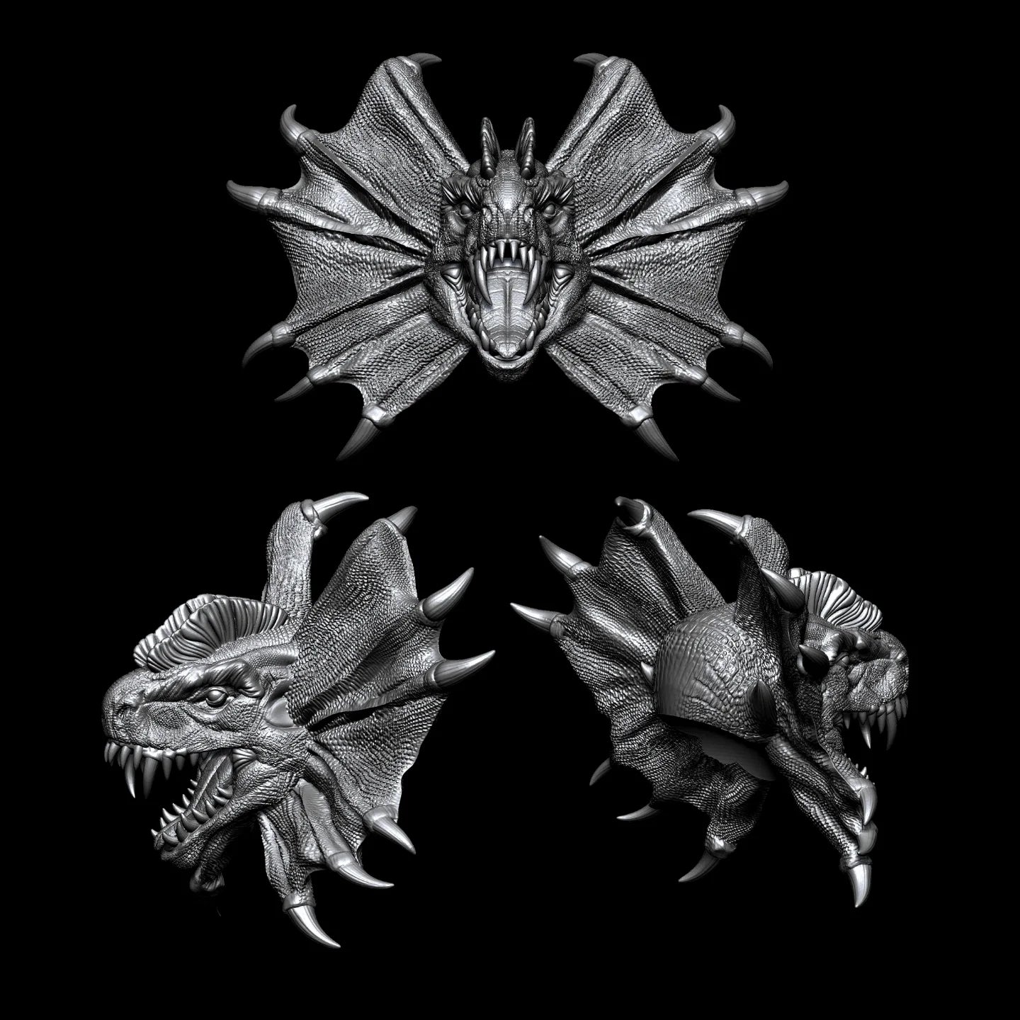 Spitting Dragon Head - Mythic Legions 1.0 (Copy)