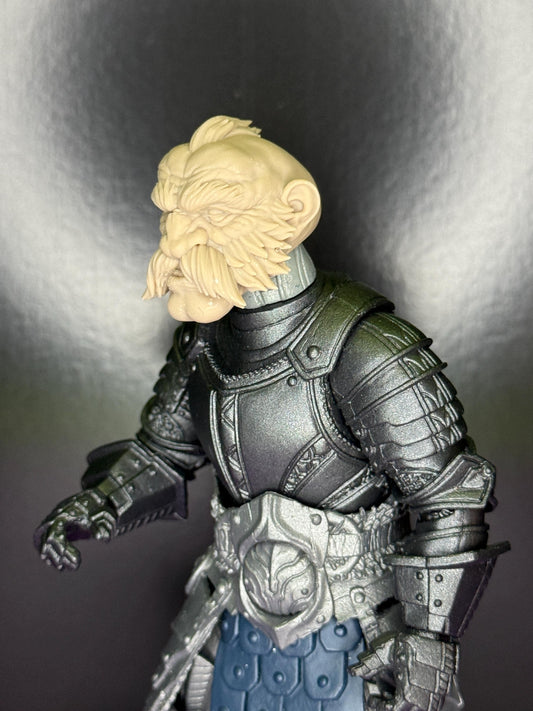 Durmin Flintheart, dwarf head - Mythic Legions 1.0