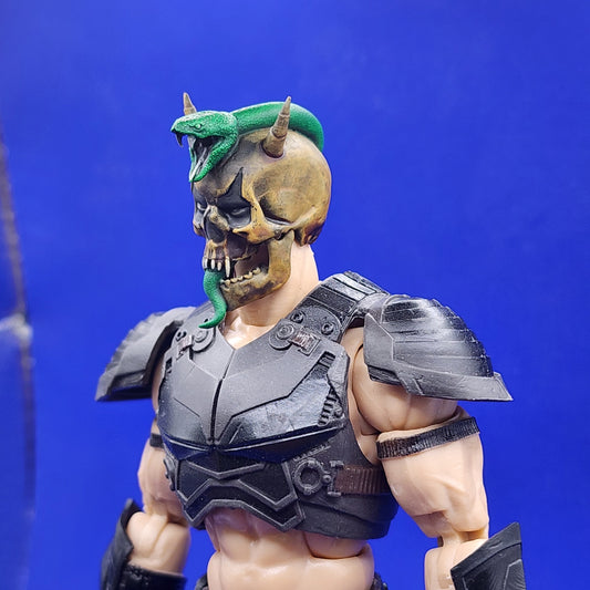 Zartan Dreadnok Logo WITH Lower Jaw head - 1/12 scale