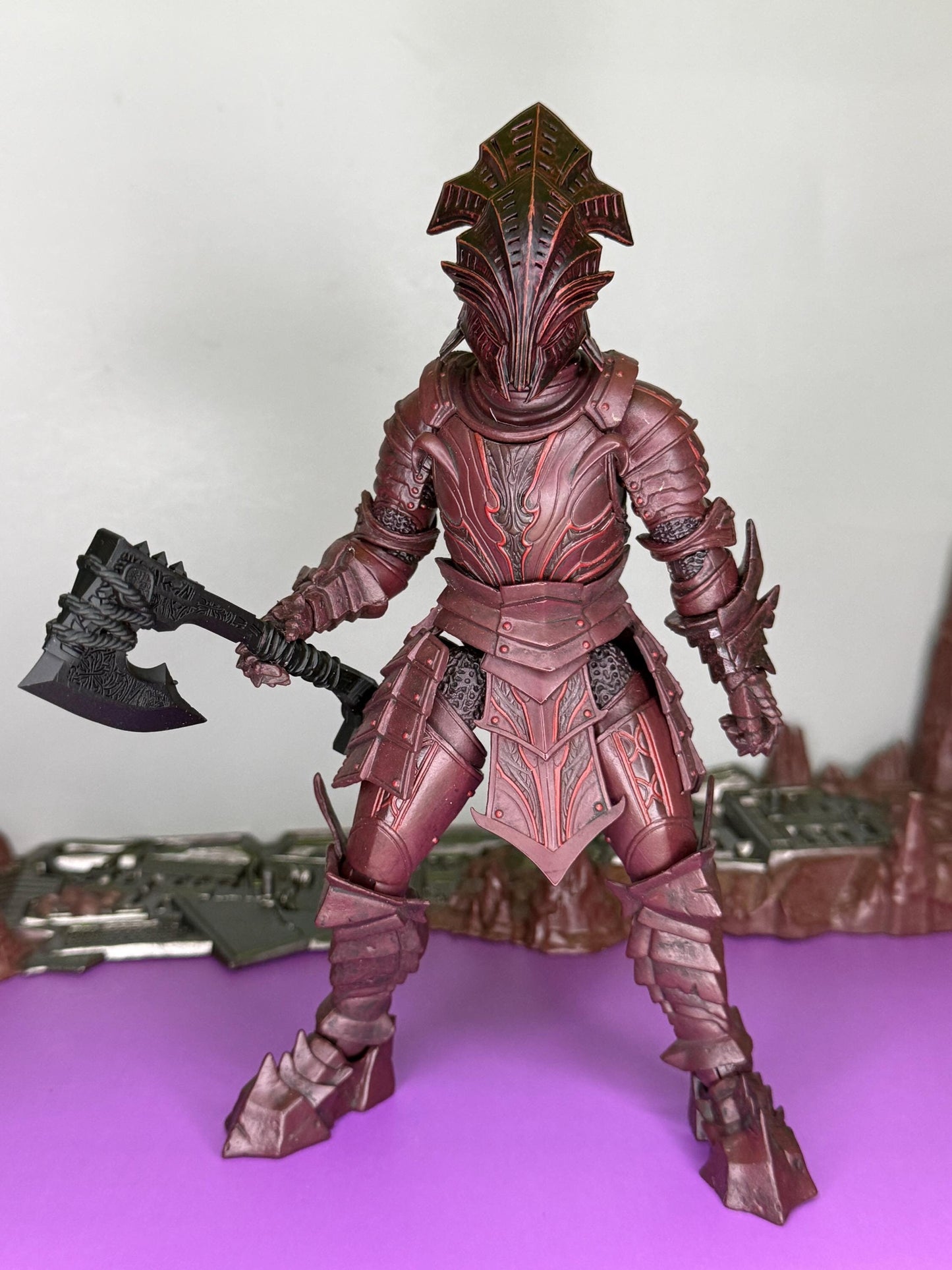 Painted Knight of the Veil Walkers, knight head - Mythic legions 1.0