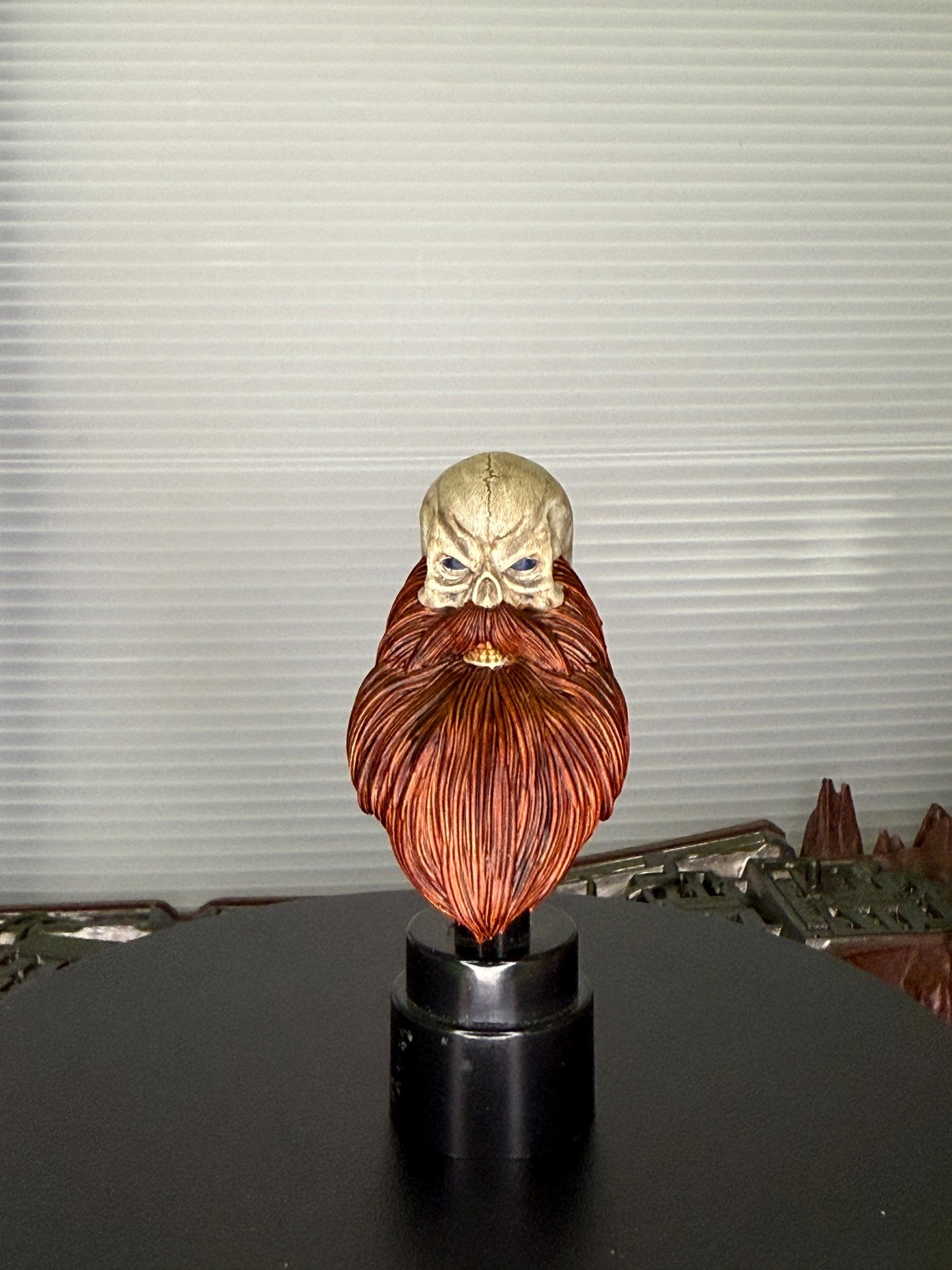Painted Cahal "The Hanged" Belfast skull heads – Mythic Legions 1.0 scale