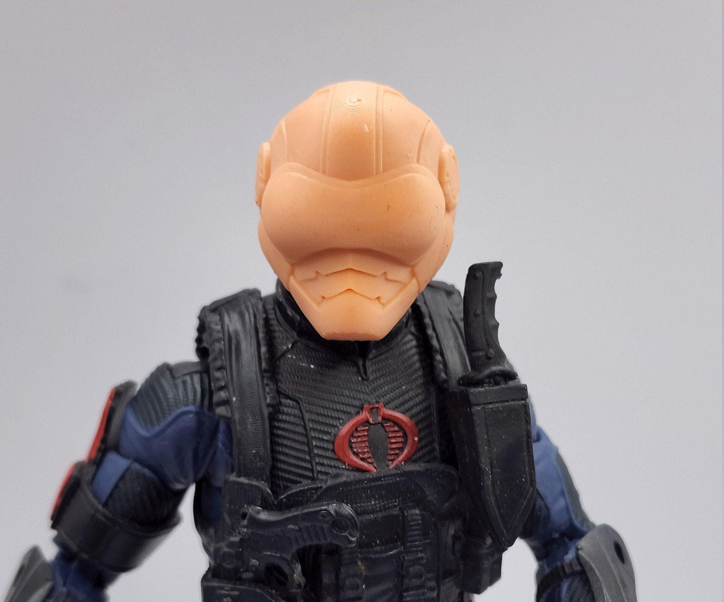 Pilot helmet head - 1/12 scale