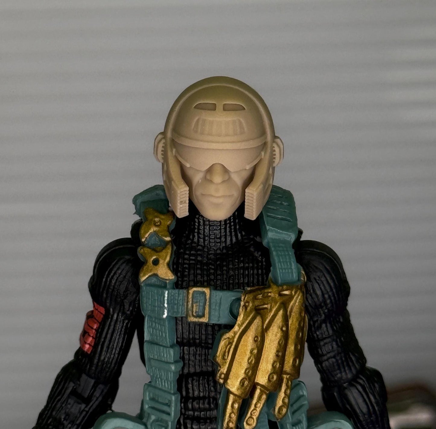 DeeJay Head and Gun - 1:18 scale (Antenna not pictured)