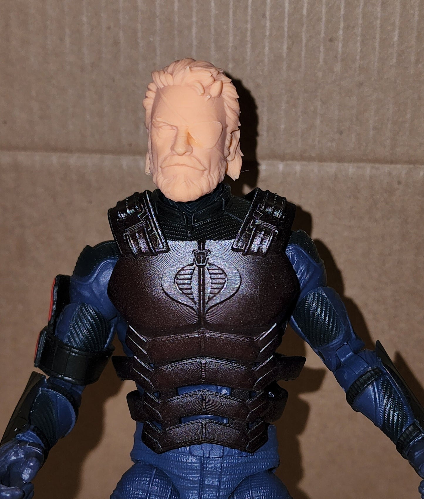 Grizzled Veteran head - 1:12 scale