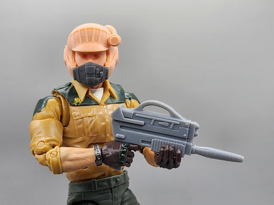 Battle Force 2000 Blaster head and face mask - 1/12 scale