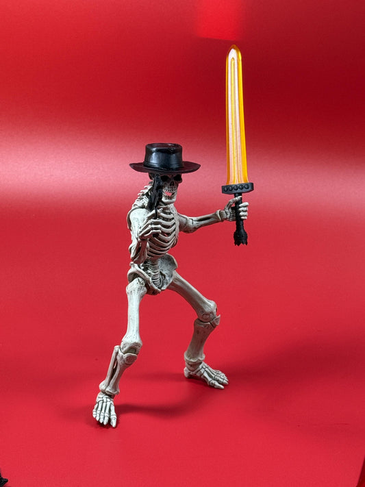 Transparent Yellow Orange Broadsword - Hellboy Universe style sword - Mythic Legions