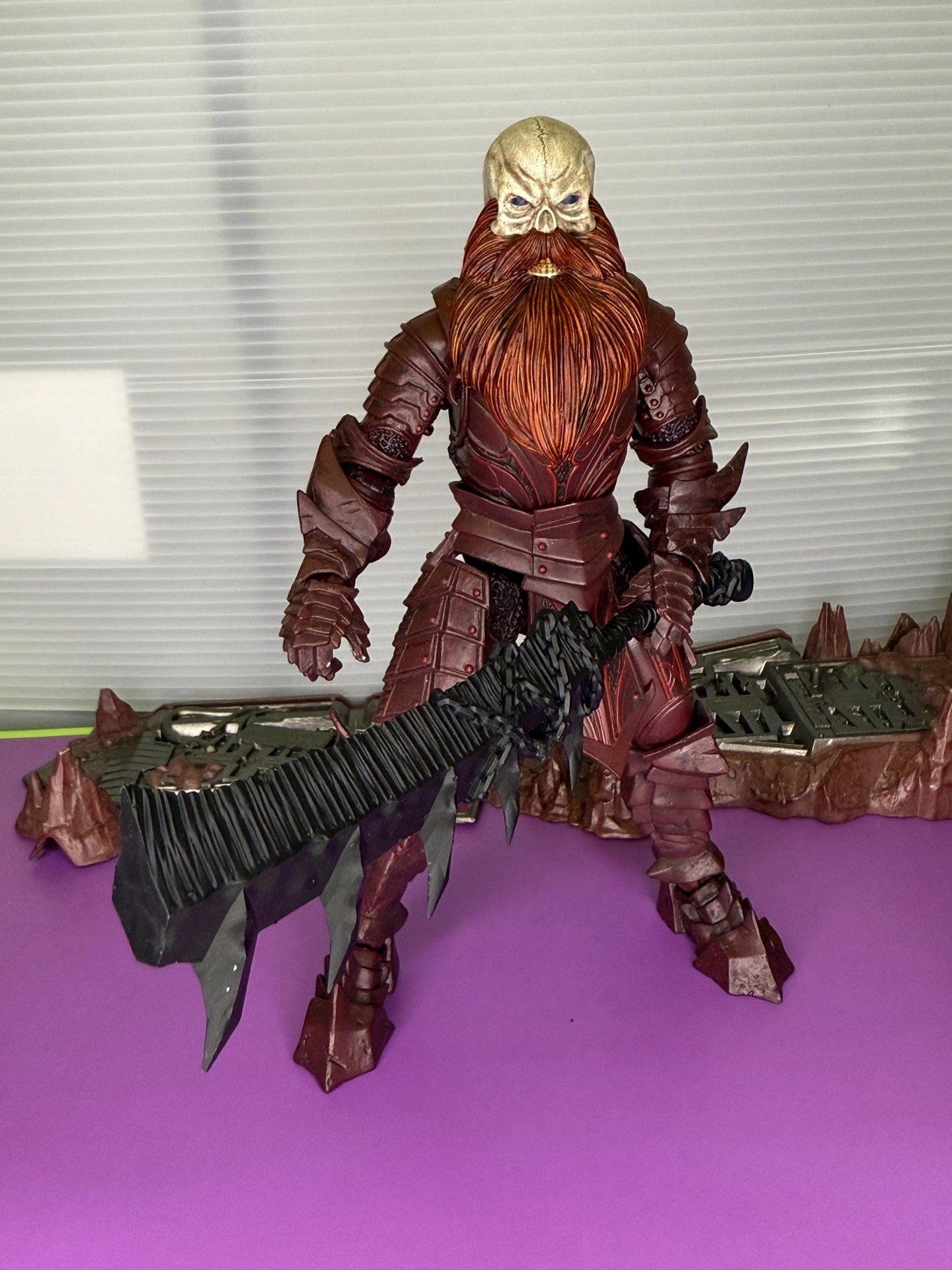 Painted Cahal "The Hanged" Belfast skull heads – Mythic Legions 1.0 scale
