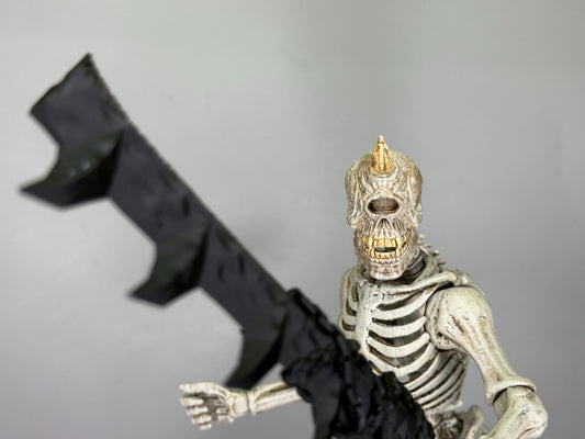 Hand Painted cyclops skull Monokor the Watcher head - Mythic Legions 1.0 scale