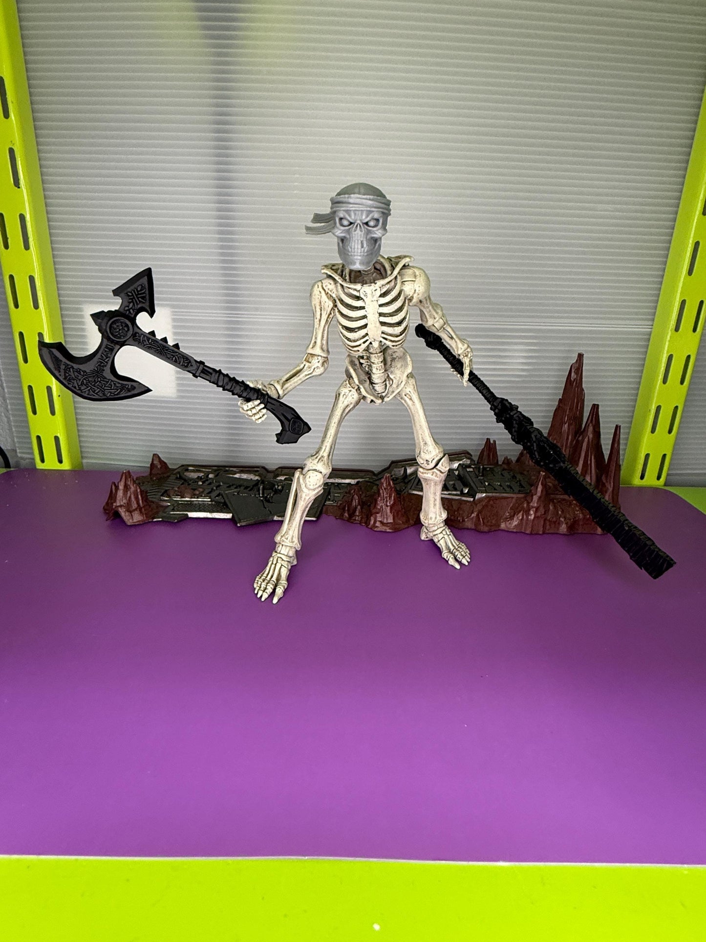 Skullbinder of the Forgotten Order, skull head – Mythic Legions 1.0 scale