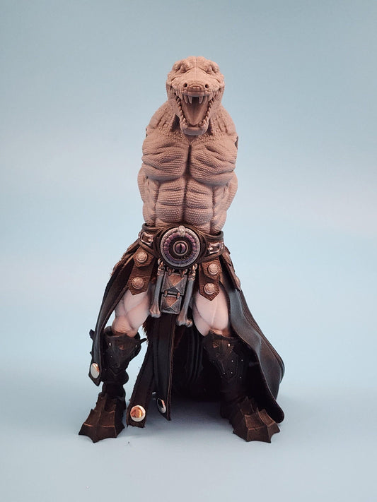 Crocodile open mouth head - Mythic Legions Ogre