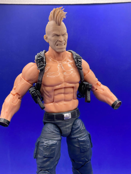 Shoulder harness with dual holsters and guns - 1/12 scale