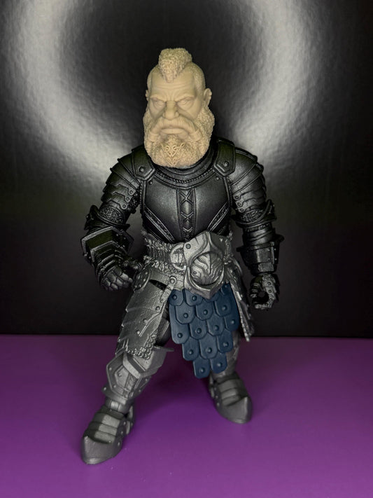 Brekkan Runebeard, Dwarf head - Mythic Legions 1.0