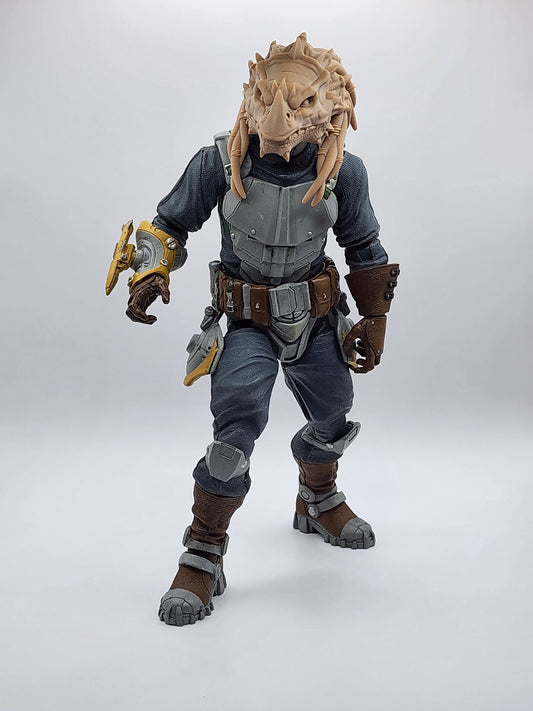 Dracco the Wise, repltile head- Mythic Legions 1.0