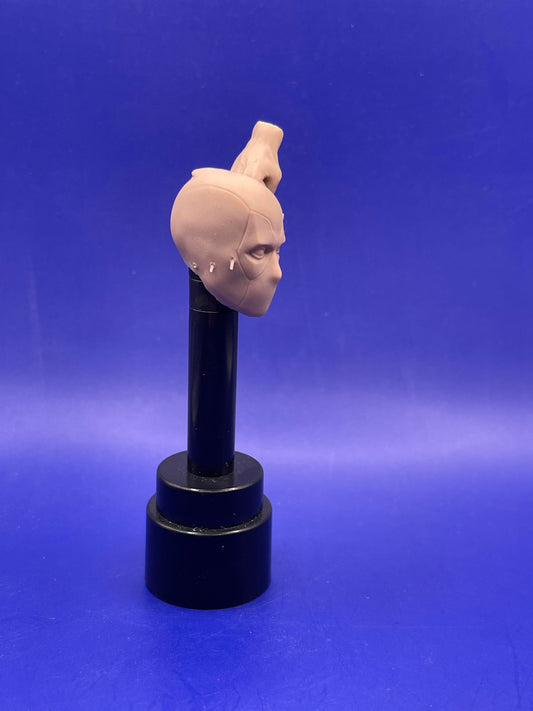 Deadpool stabbed by Logan claw - 1/12 scale