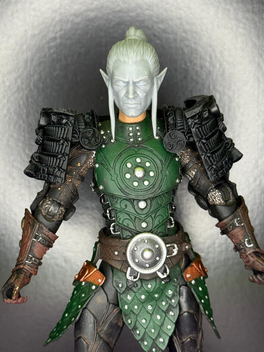 T'Shiro Elf Ponytail head - Mythic legions 2.0