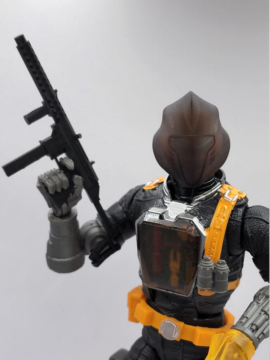 Tec-9 SMG submachine gun 3 styles - 1/12 scale