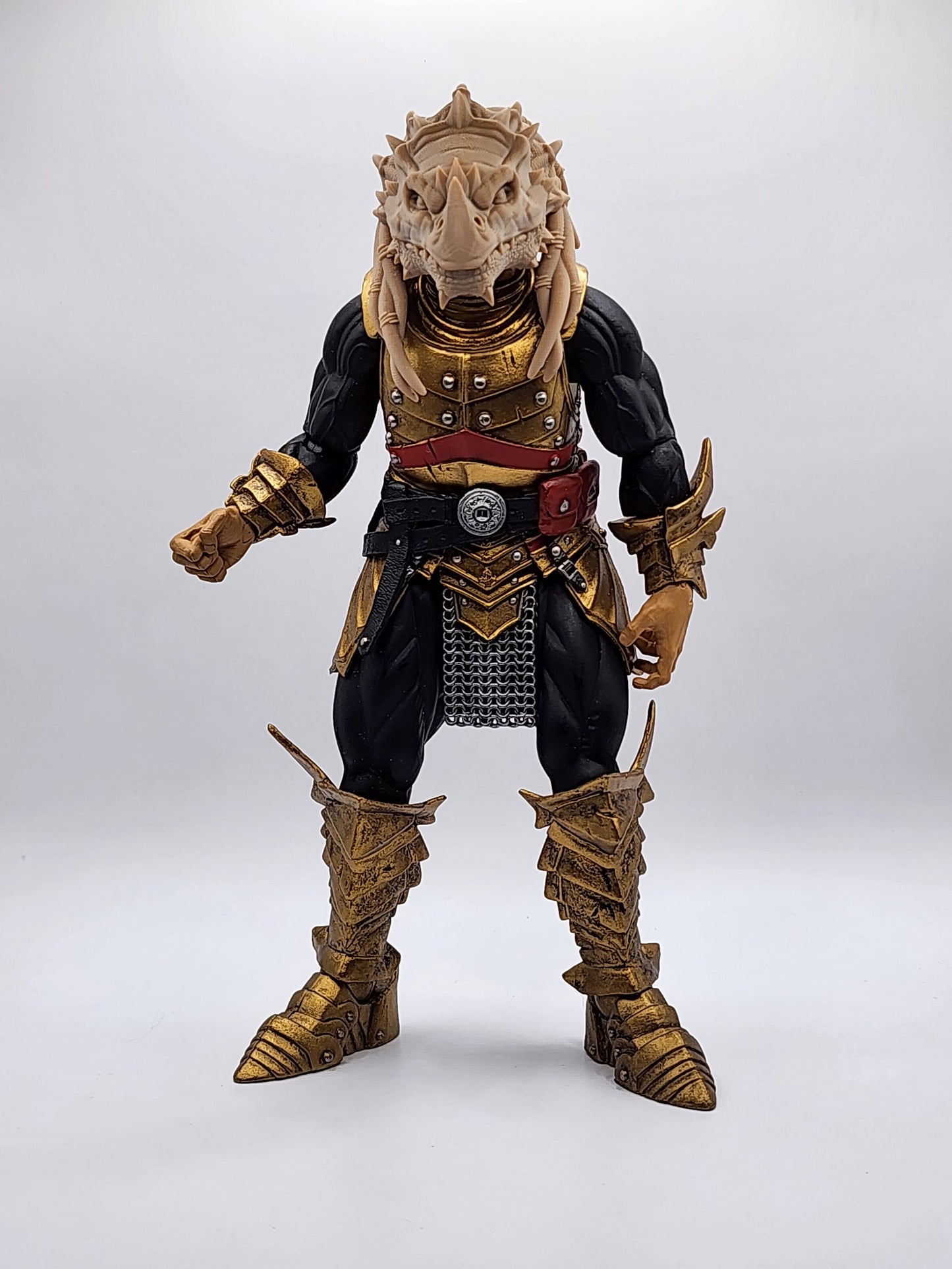 Dracco the Wise, repltile head- Mythic Legions 1.0