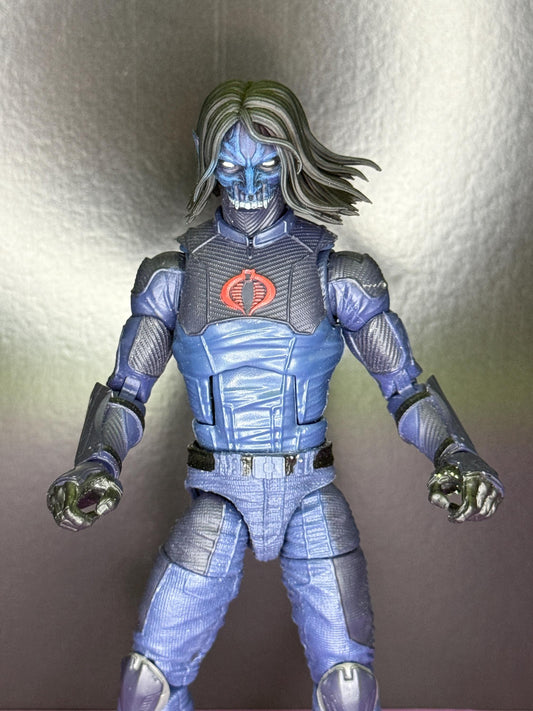 Painted Raziel inspired head - 6" scale GI Joe