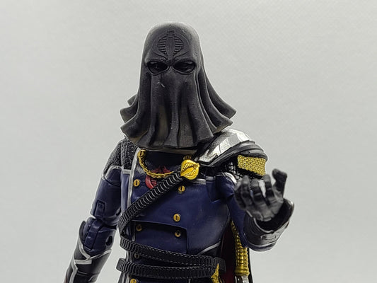 Cobra commander head flowing out - 1/12 scale