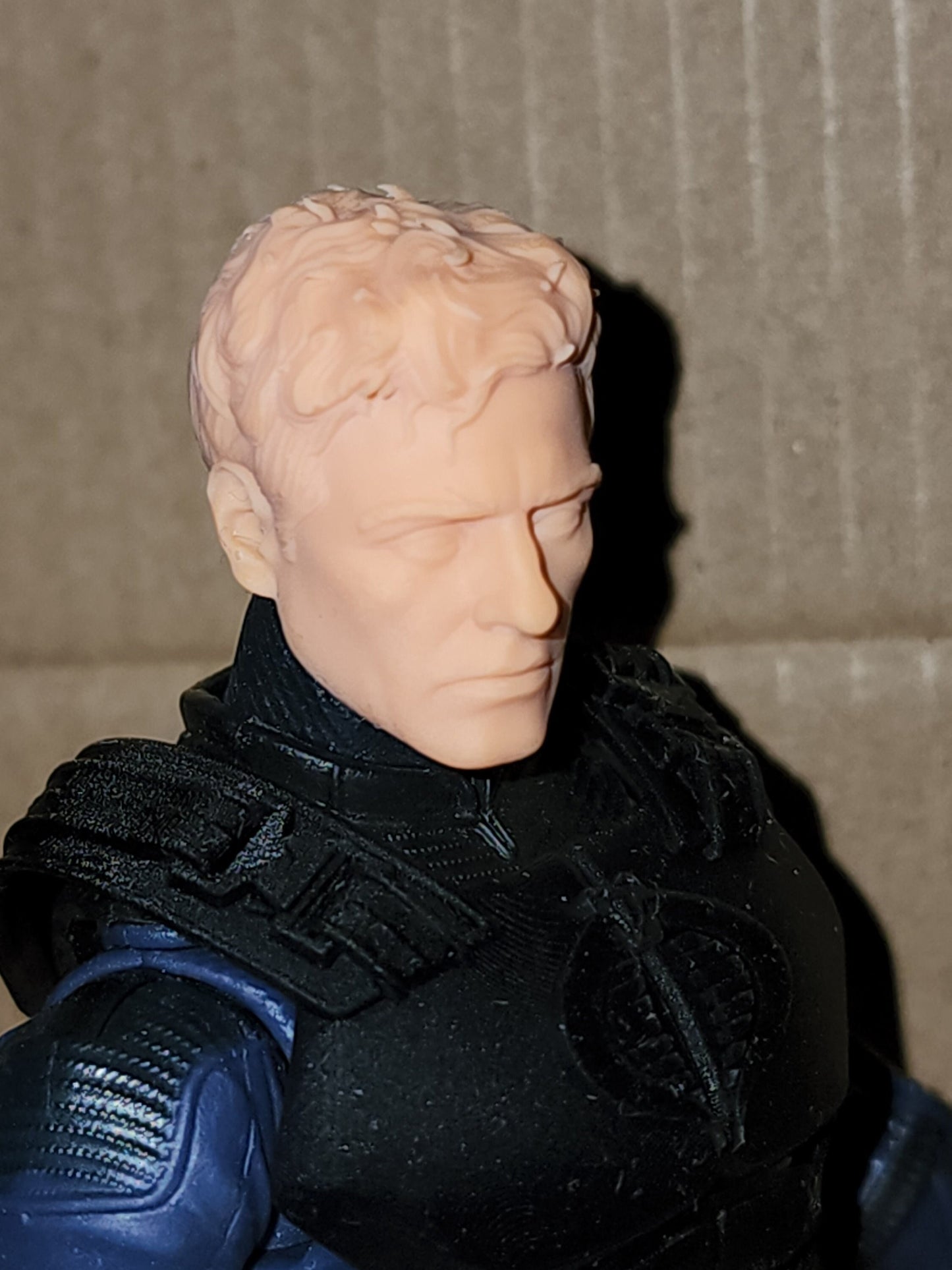 Oscar Isaacs inspired head 1:12 scale