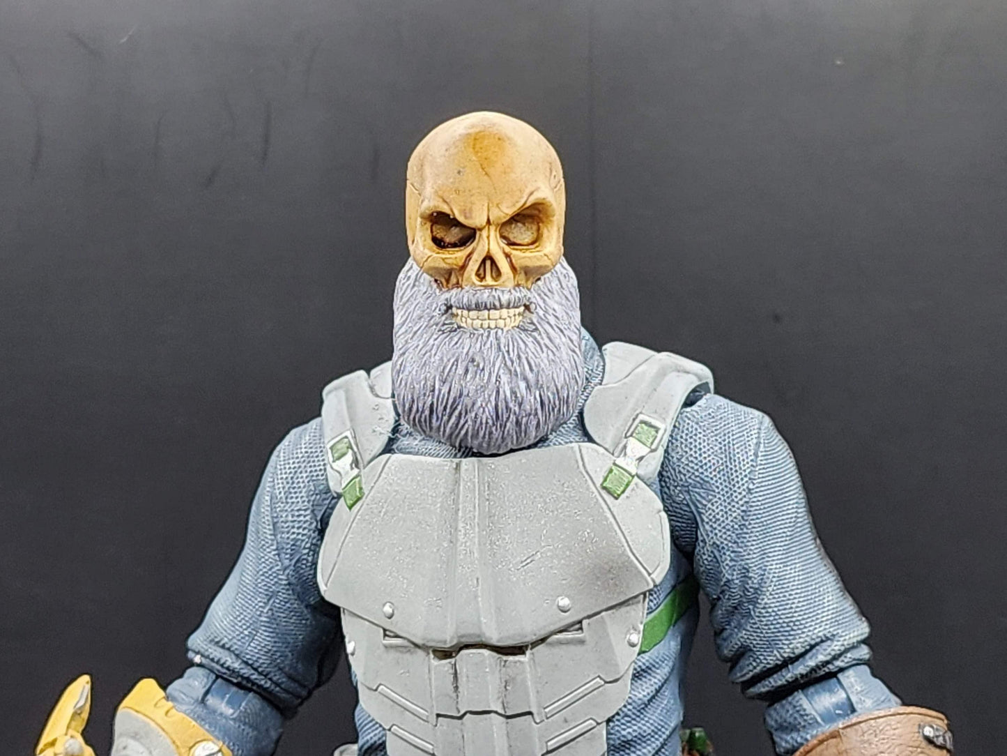 Silverbeard - painted skull head mythic legions 1.0 bodies