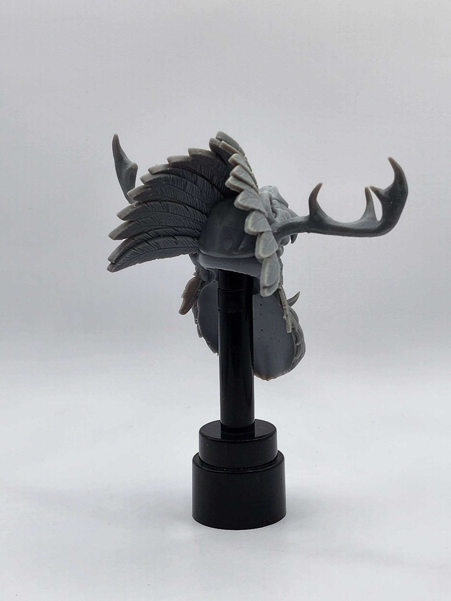 Thragar Mossbinder, orc shaman head – Mythic Legions brute