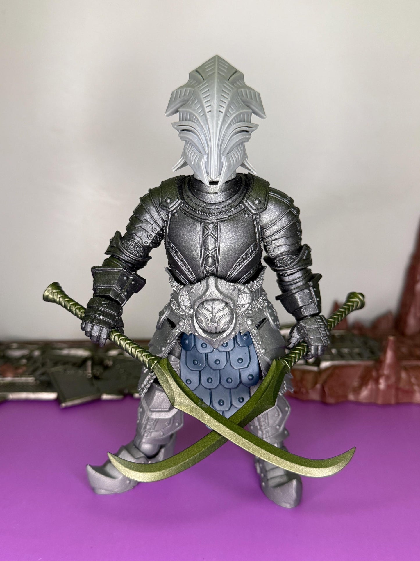 Unpainted Knight of the Veil Walkers, knight head - Mythic legions 1.0