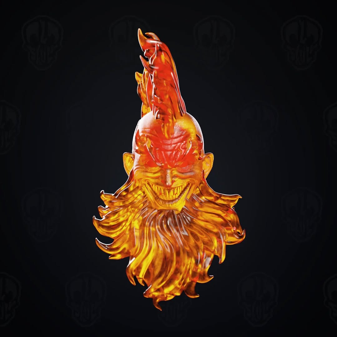 Unleashed Hades v2, ancient greek diety head (unpainted)