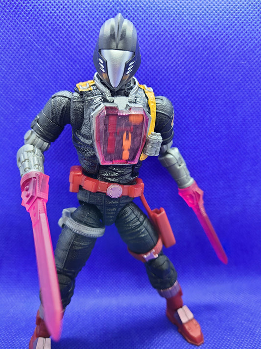 Pack of 3 GI Joe BAT transparent PINK replacement with chest pieces - 1/12 scale