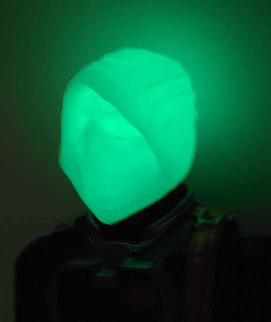GLOW in DARK Scorpion inspired head - 1:12 scale