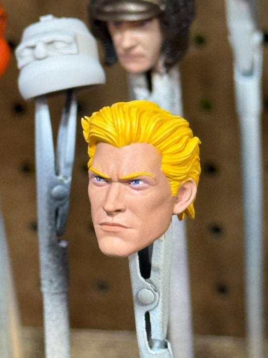 Painted McFarlane Aquaman head - McFarlane