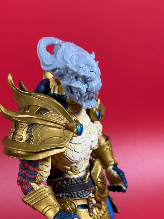 Krillface the Alien Head for Cosmic Legions 1.0 - 1/10 scale