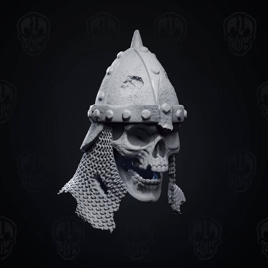 The Doomsworn, withered skeleton head (unpainted)