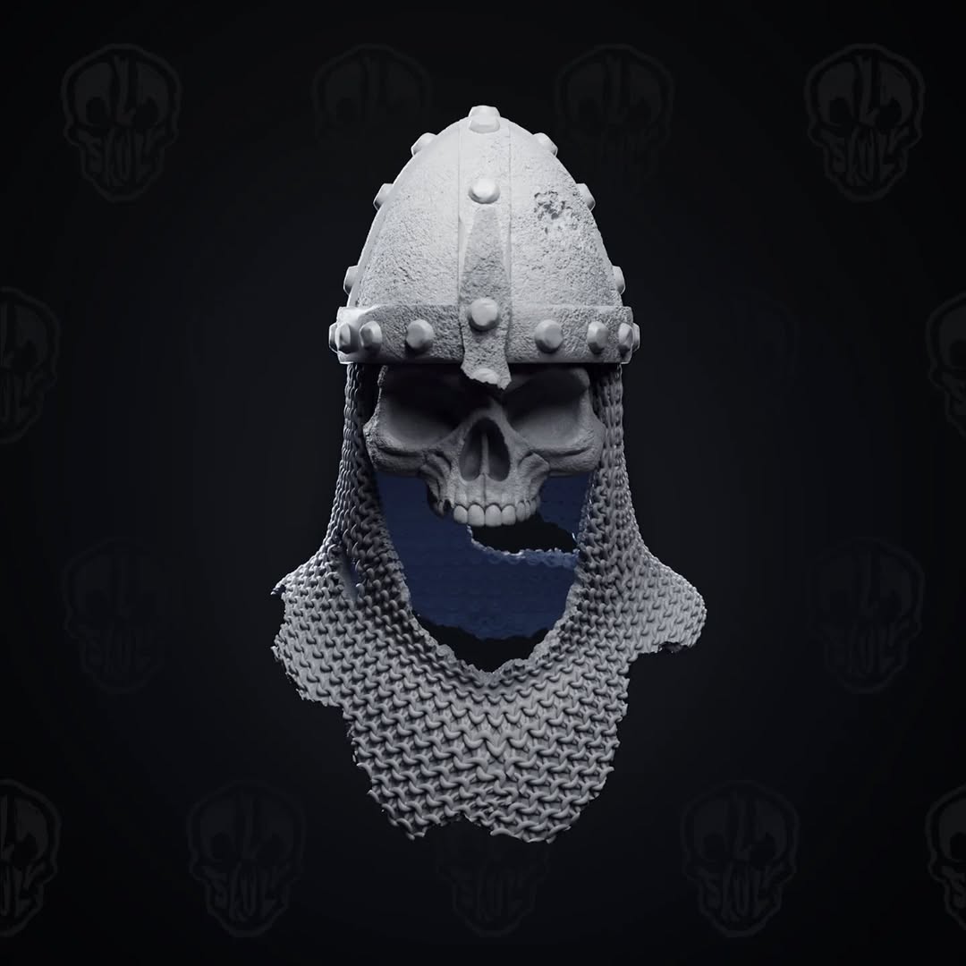 Lucian Vale, the undead wight head (unpainted)