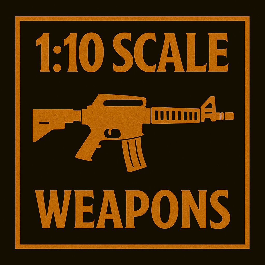 1:10 Scale Firearms
