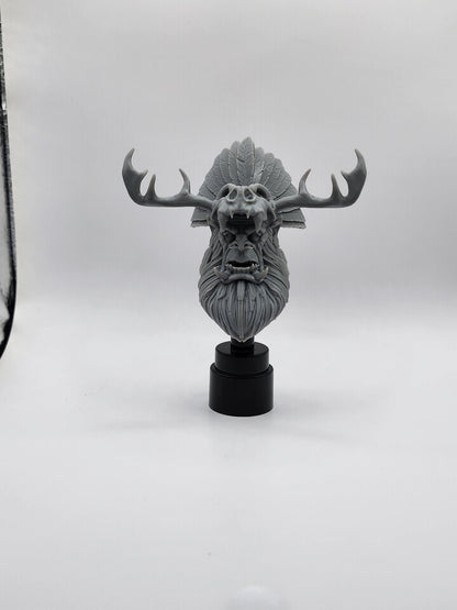 Thragar Mossbinder, orc shaman head – Mythic Legions brute