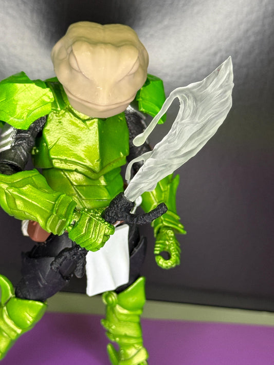Water blade with coral hilt in multiple colors- Mythic Legions