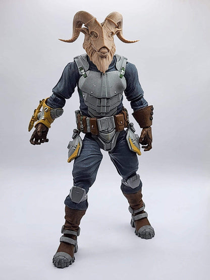 Gallanthorn the Hero, goat head - Mythic Legions 1.0