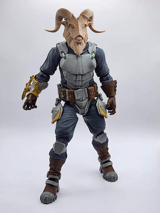Gallanthorn the Hero, goat head - Mythic Legions 1.0