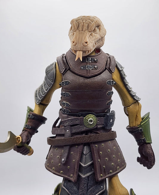 Ssssthalrok Sssswampshadow, snake head – Mythic Legions 1.0 scale