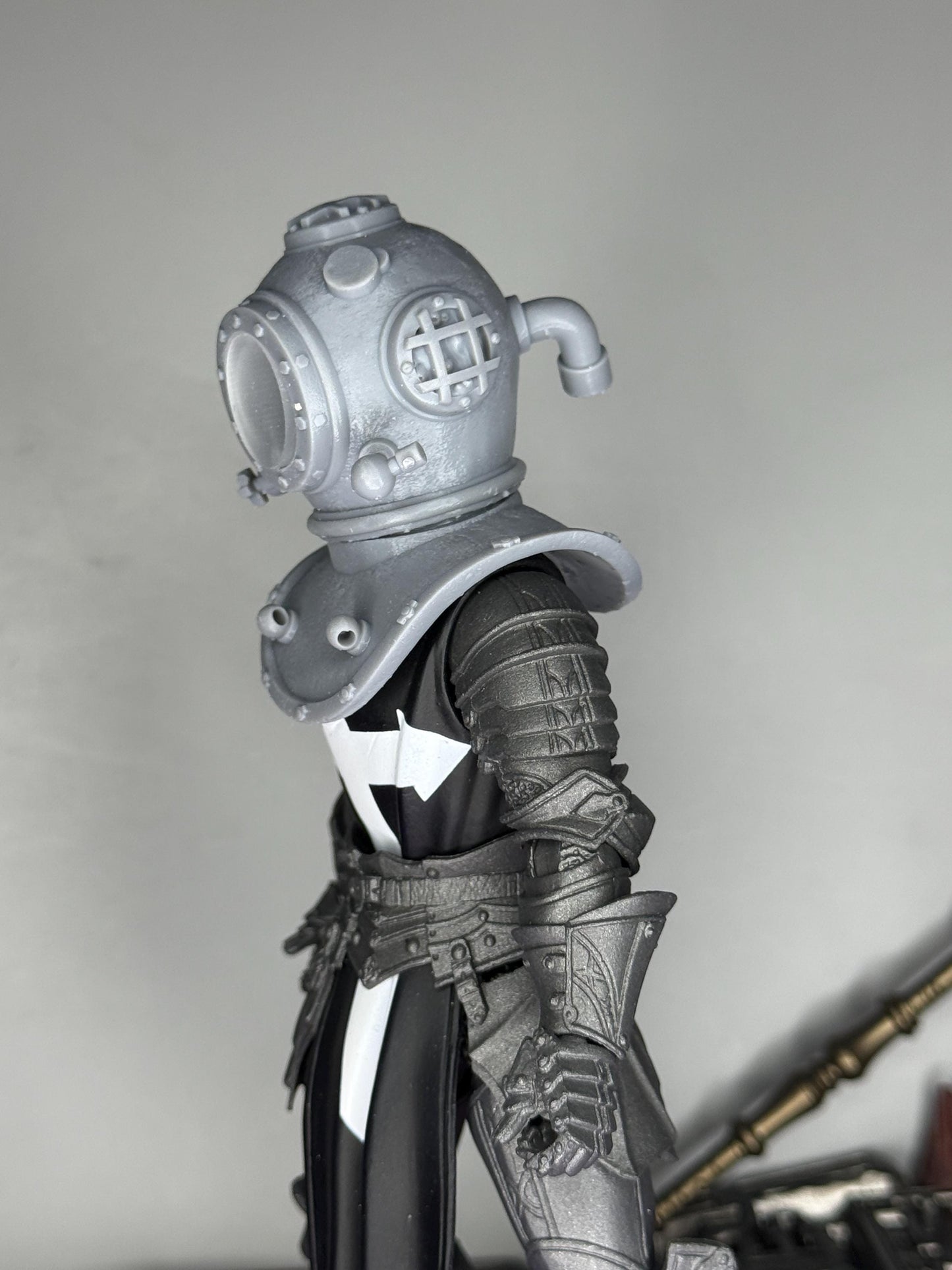Brinejaw the Forlorn, diver head - Mythic Legions 1.0 scale