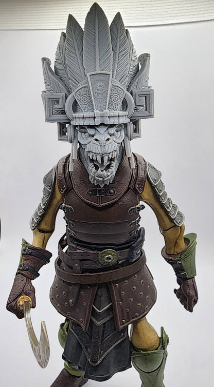 Iztli Stonefang, the Aztec Reptile head - Mythic Legions 1.0