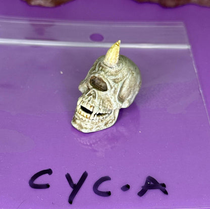 Hand Painted cyclops skull Monokor the Watcher head - Mythic Legions 1.0 scale