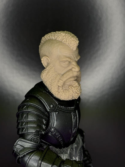 Brekkan Runebeard, Dwarf head - Mythic Legions 1.0