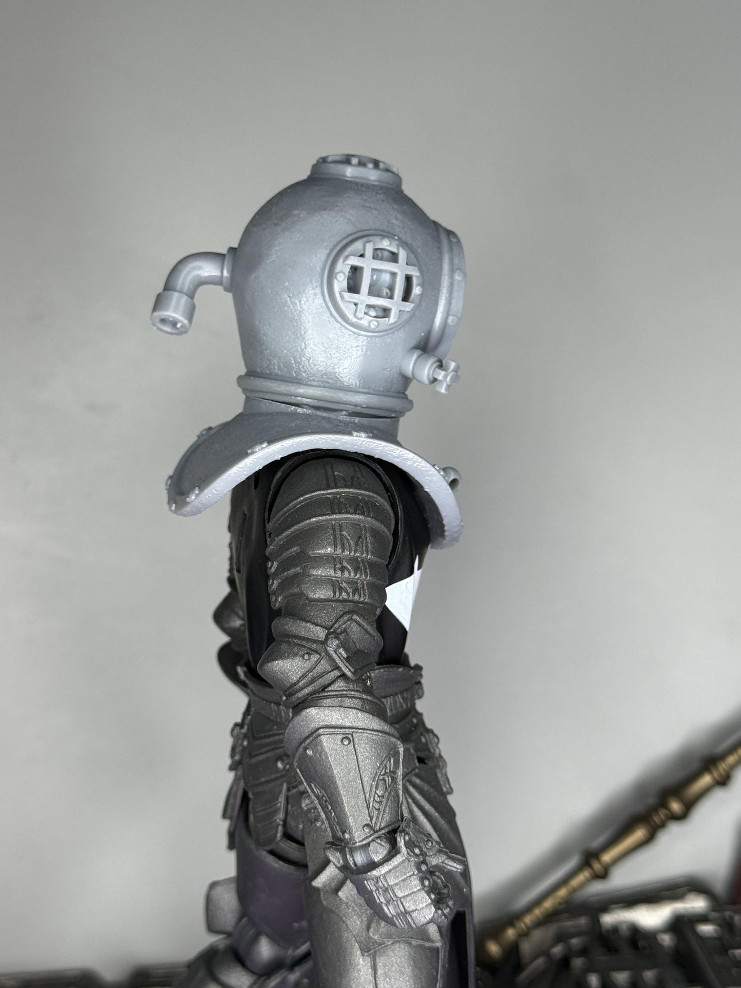 Brinejaw the Forlorn, diver head - Mythic Legions 1.0 scale