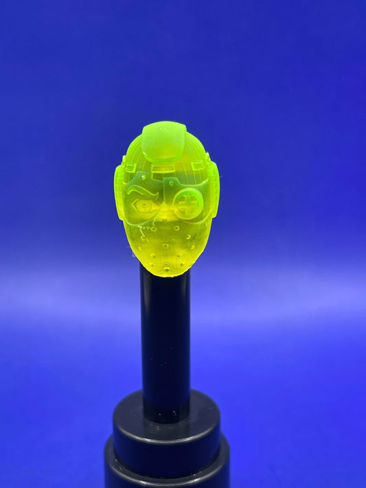 Overkill inspired classic bright green head - 1/12 scale
