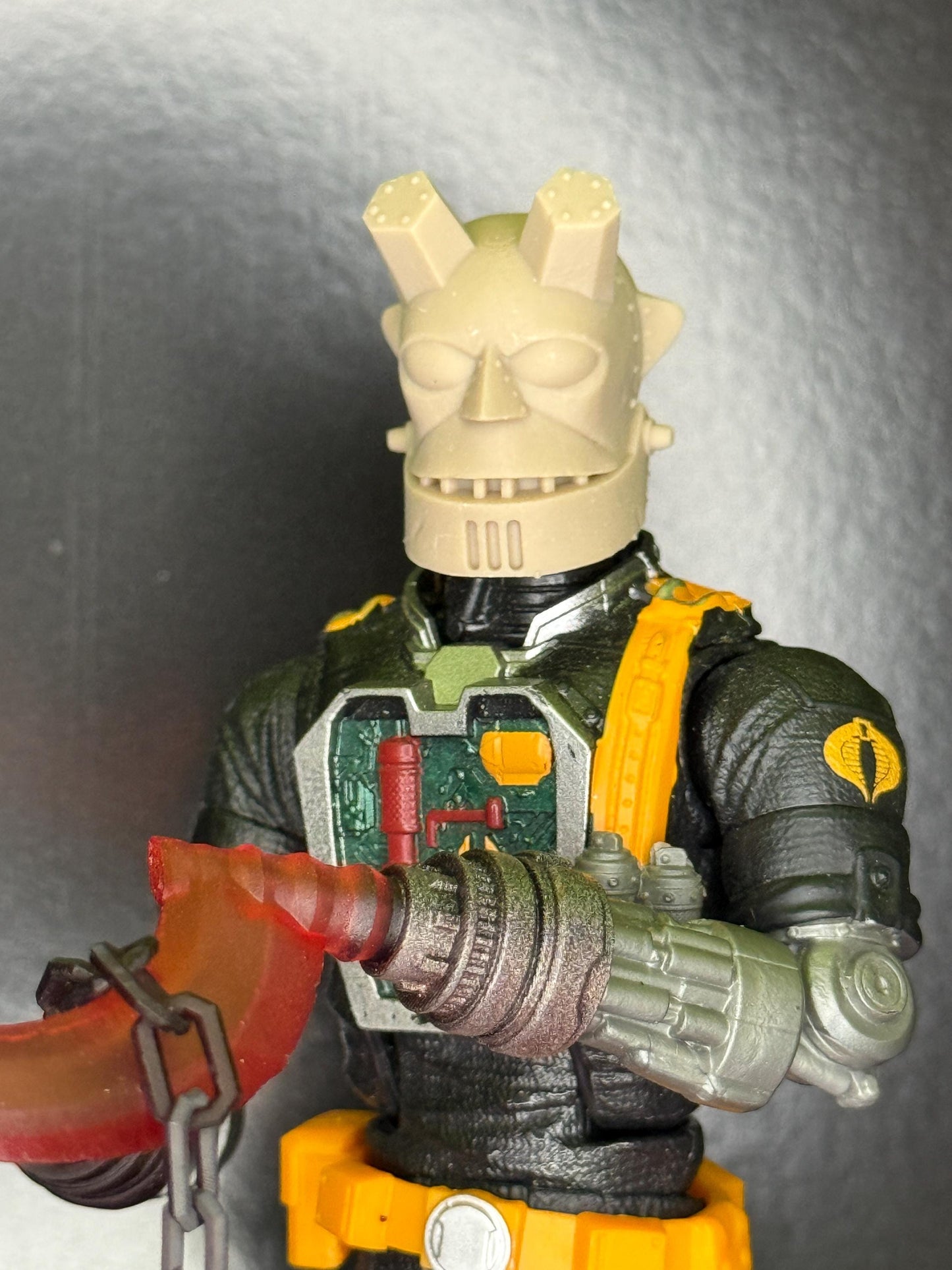 Robot Hellboy head - Mythic Legions 1.0