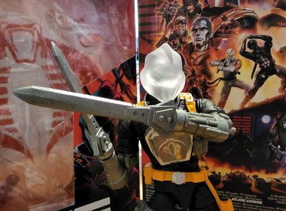 Pair of Gun Metal Sword Arms - 1:12 Scale BAT Attachments