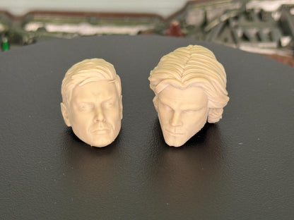 Supernatural Kit Dean Sam Winchester heads gun blades - 1/12 scale