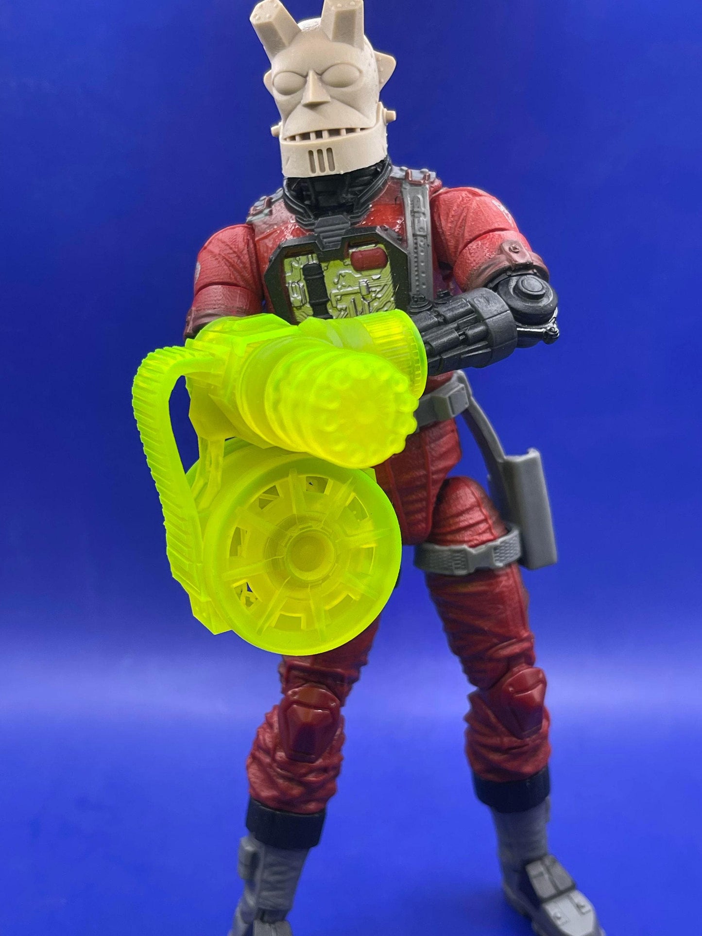 Bat Blaster Gatling Gun (multiple colors) - 1/12 scale GI Joe classified BAT Attachment